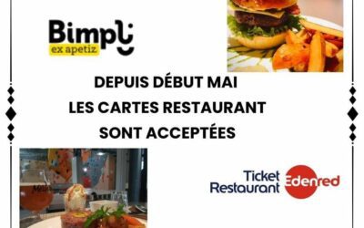 À vos cartes et tickets restaurants