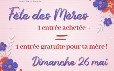 Le dimanche 26 mai, passe ta fête des mères à RedZone.