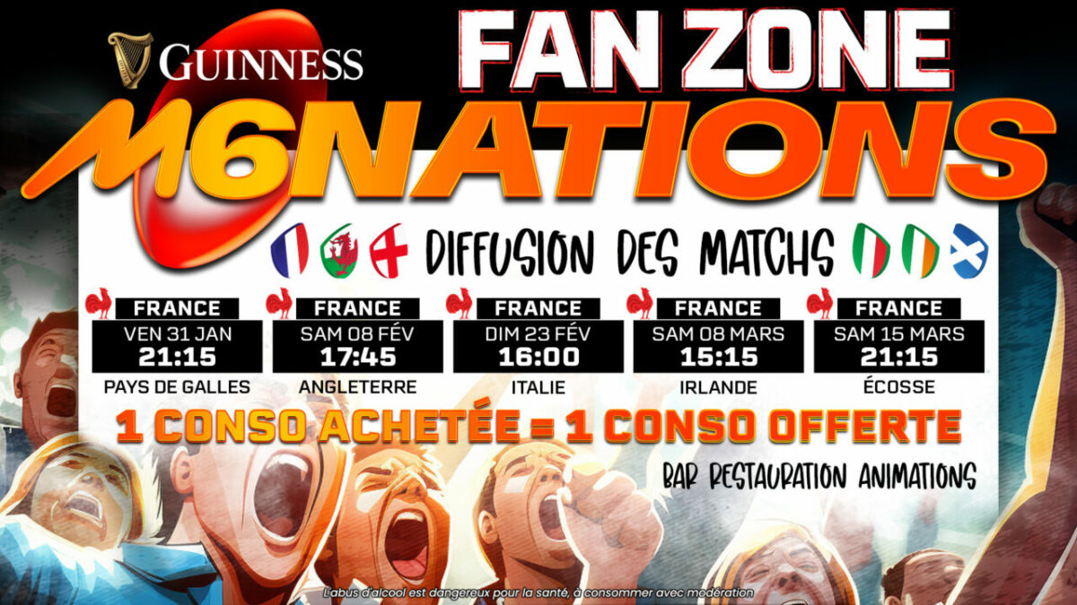 Le Tournoi des 6 Nations débarque au RedZone Challans !