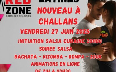 Soirée danse latine le vendredi 27 juin 2025