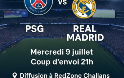 PSG vs Real Madrid – Diffusion du match