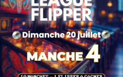 Tournoi de flipper de ce dimanche 20 juillet