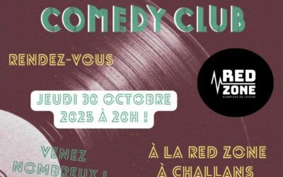 Challans Comedy Club – Soirée stand-up au RedZone