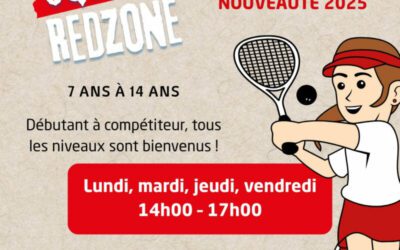 NOUVEAUTÉ 2025 – STAGE DE SQUASH