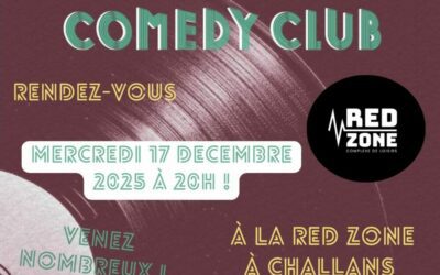 STAND-UP À REDZONE CHALLANS – MERCREDI 17 DÉCEMBRE 2025