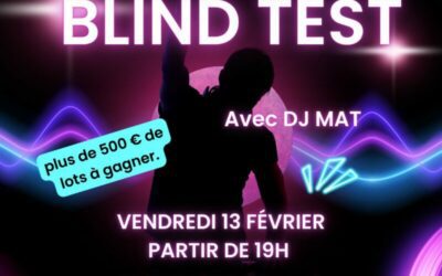 🎧 Soirée Blind Test – DJ Mat aux commandes