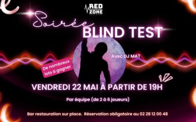 Soirée Blind Test à RedZone Challans avec DJ Mat le vendredi 22 mai