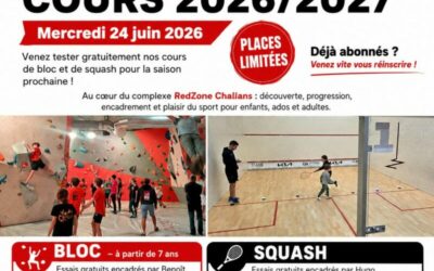 PORTES OUVERTES COURS 2026/2027 – REDZONE CHALLANS