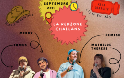 Challans Comedy Club à RedZone Challans le 17 septembre